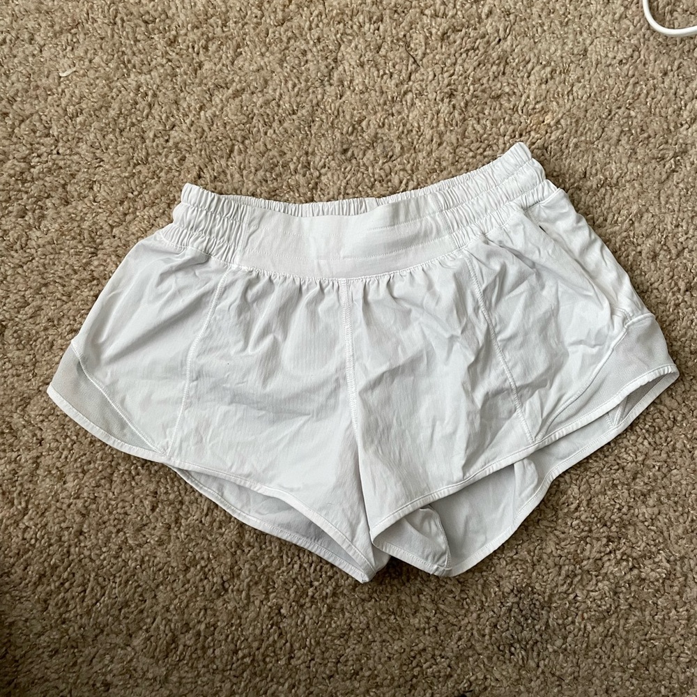 Lulu Lemon Womens White Shorts
